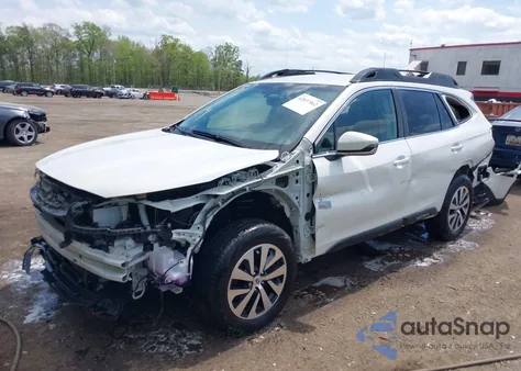 2022 Subaru Outback Premium z USA, uszkodzony, nr VIN 4S4BTACC1N3247458